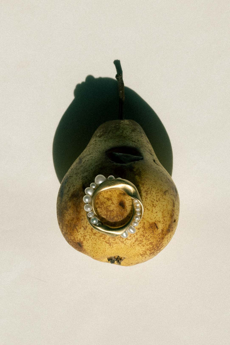 Drippity Drip - Bague en Perle et Vermeil Or Recyclé