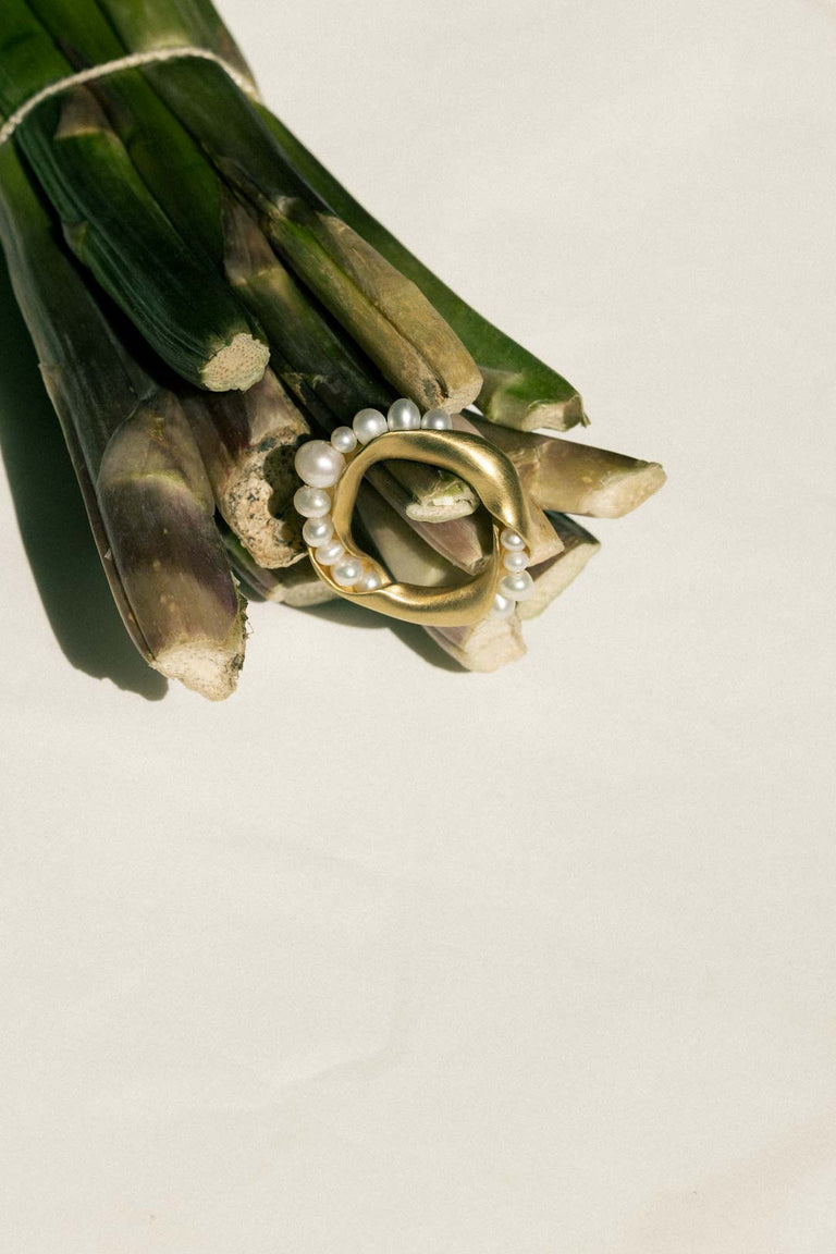Drippity Drip - Bague en Perle et Vermeil Or Recyclé