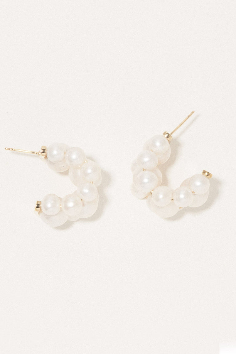 Bitter Butter  - Pearl and Gold Vermeil Earrings
