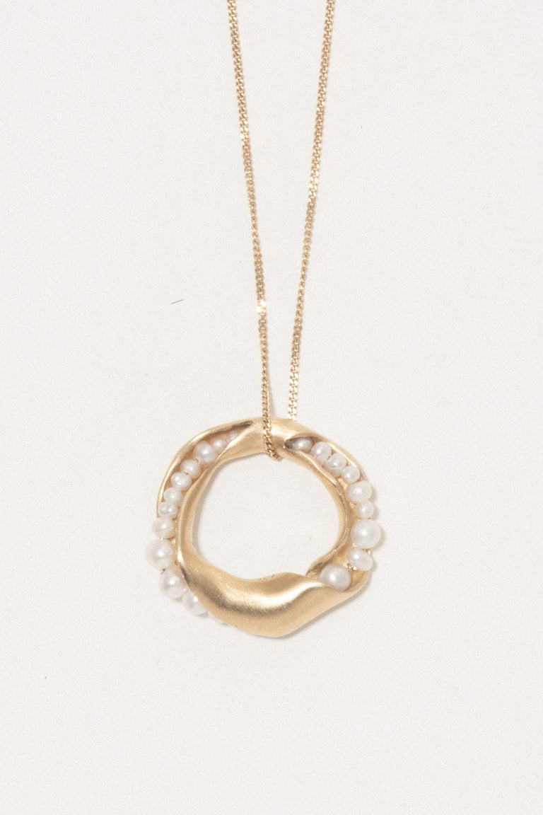 Drippity Drip - Pendentif plaqué or et perle