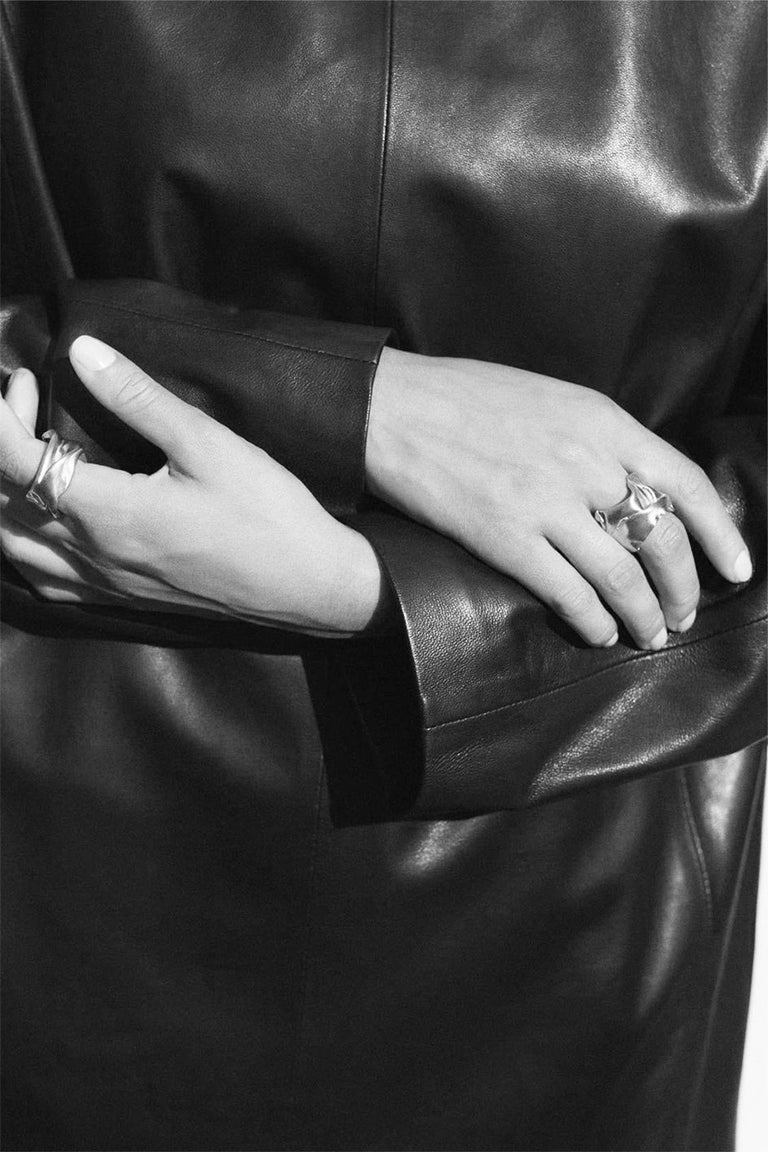 Crunched: A Tale of Abandoned Legal Strategies - Recycled Silver Ring