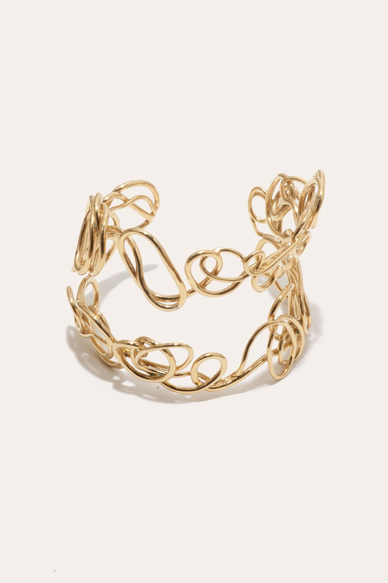Traces - Gold Vermeil Bracelet