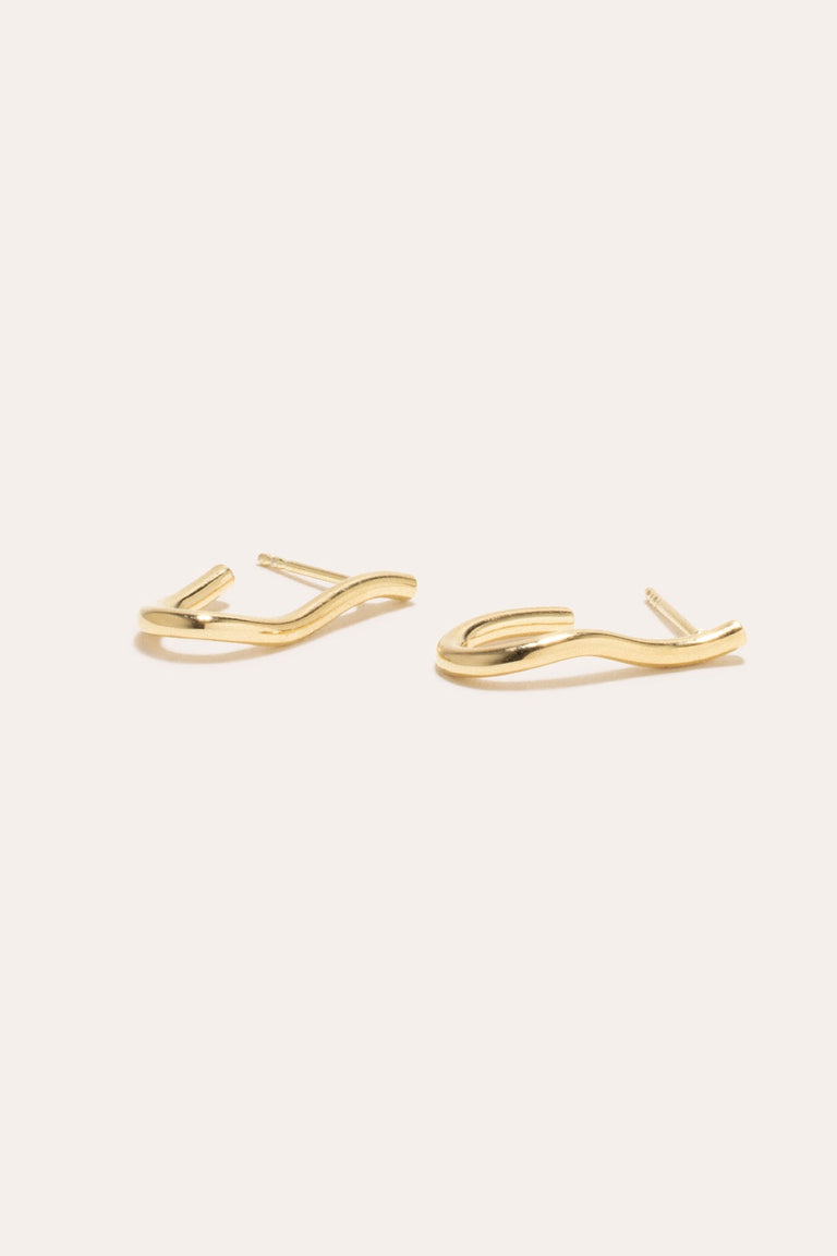 Fall II - Gold Vermeil Earrings