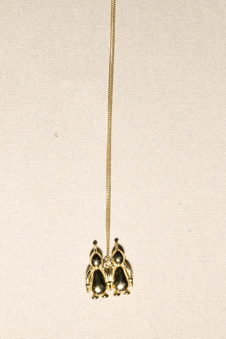 Pendentif plaqué or signe du zodiaque Gémeaux Classicworks™
