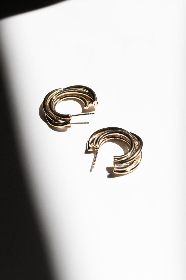 Rencontre - Boucles d'oreilles en Vermeil