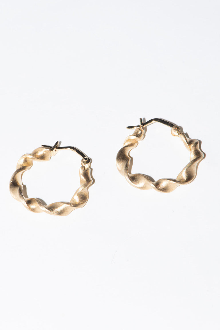 "Notsobig" Flux - Gold Vermeil Earrings
