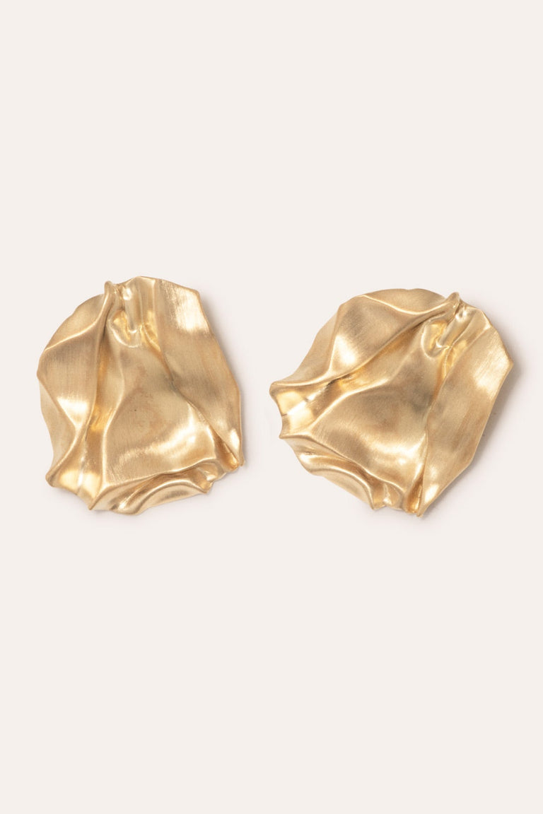 Groundswell - Gold Vermeil Earrings