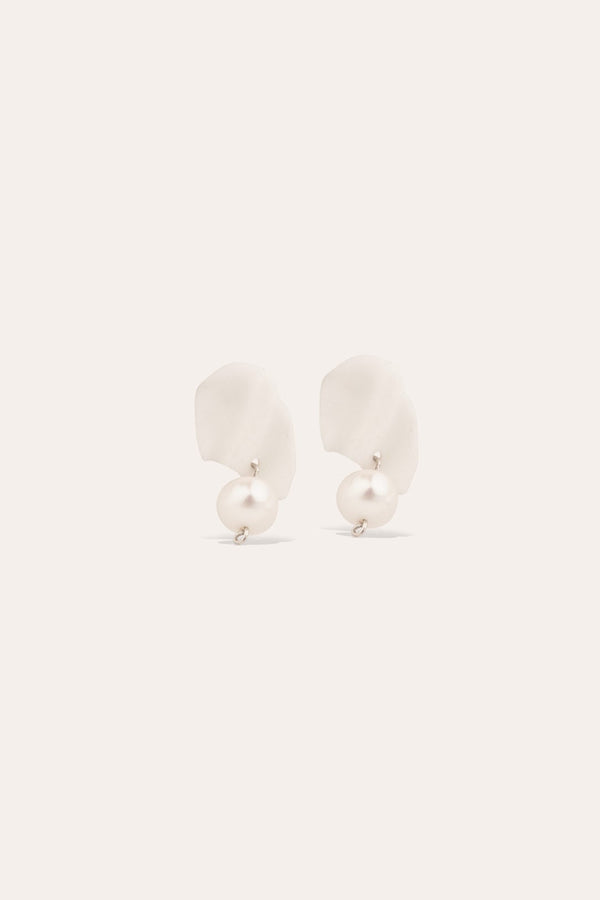 Lois de conservation de la masse II - Boucles d'oreilles en céramique et perles