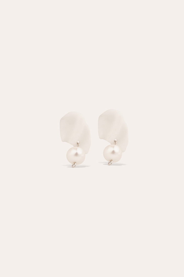 Lois de conservation de la masse II - Boucles d'oreilles en céramique et perles