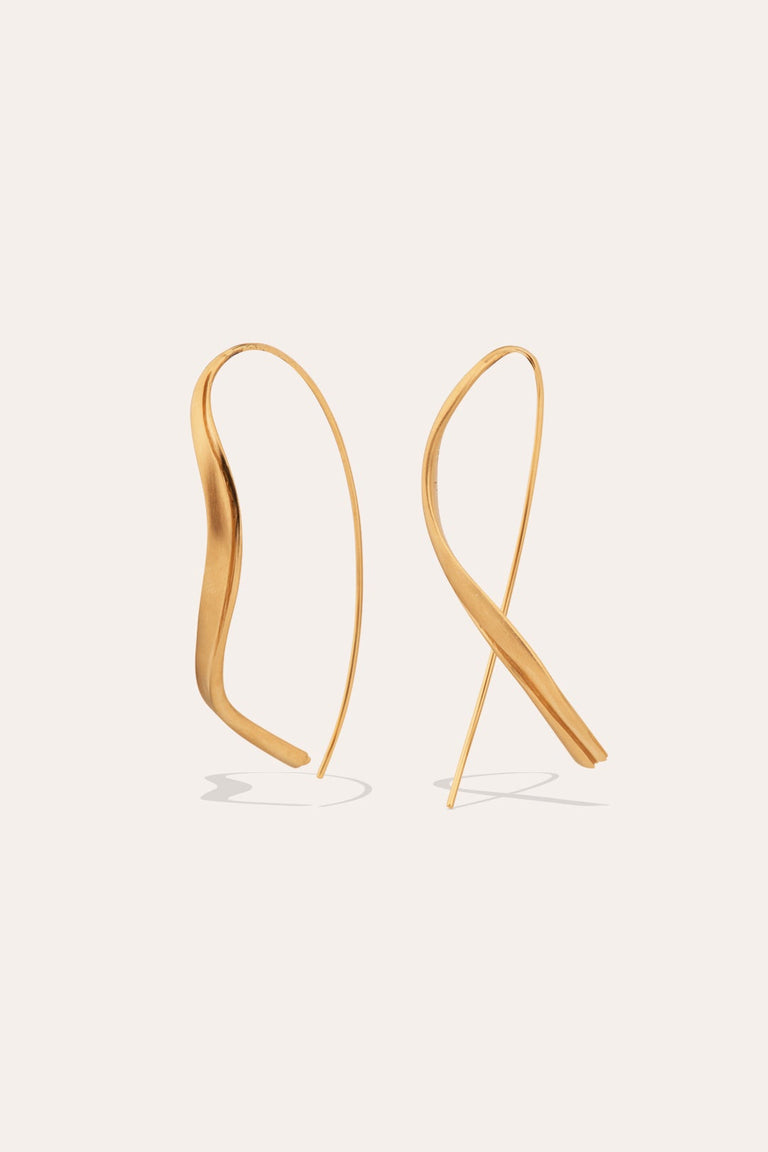 Suspension - Gold Vermeil Earrings