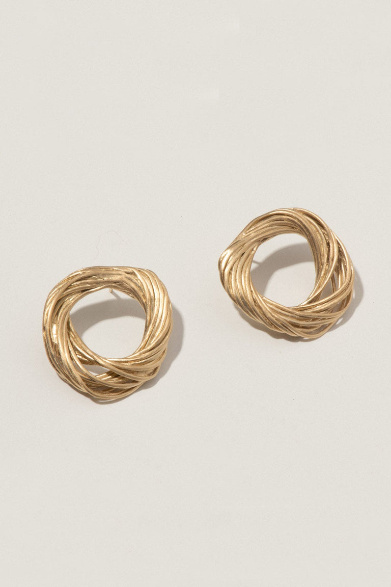 Delights of an Undirected Mind - Gold Vermeil Earrings