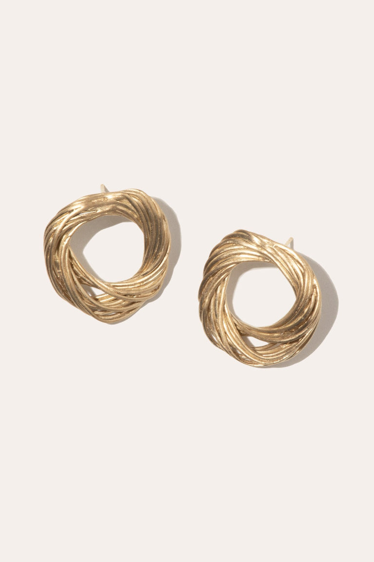 Wickery - Gold Vermeil Earrings
