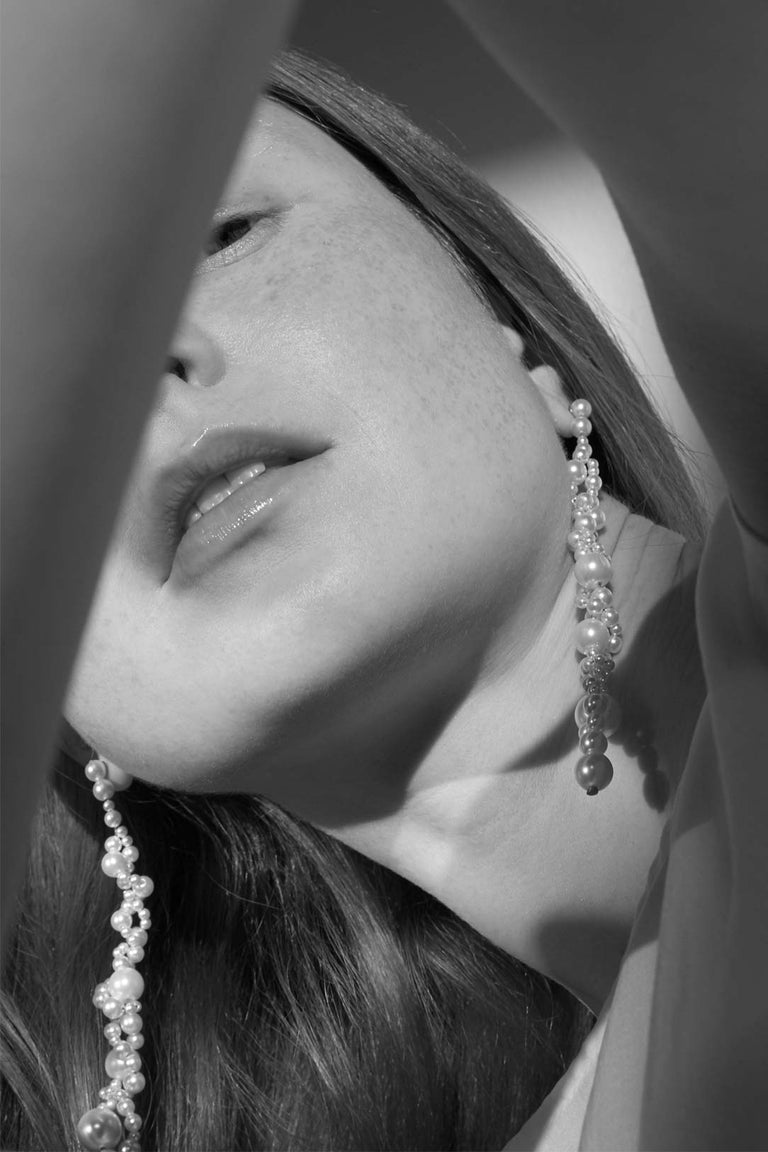 La Fuite en avant – Boucles d'oreilles Perle et Vermeil en Or Recyclé