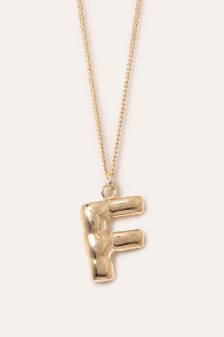 Classicworks™ F - Gold Vermeil Necklace