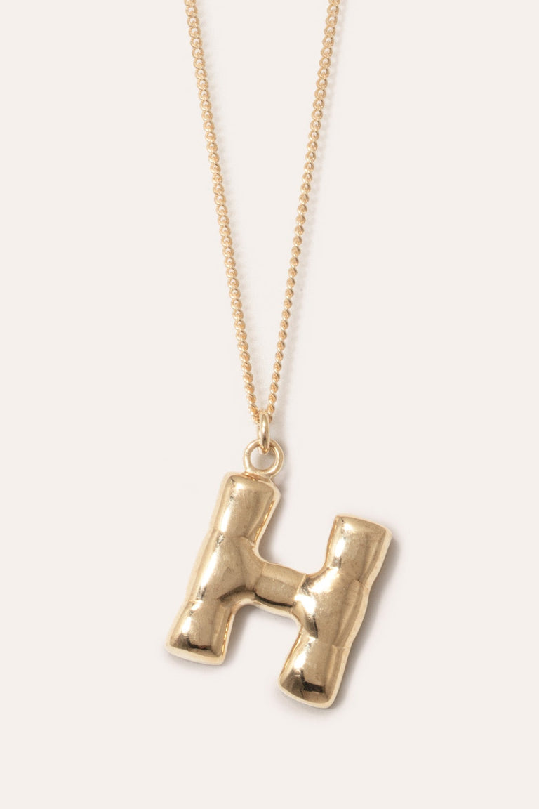 Classicworks™ H - Gold Vermeil Necklace