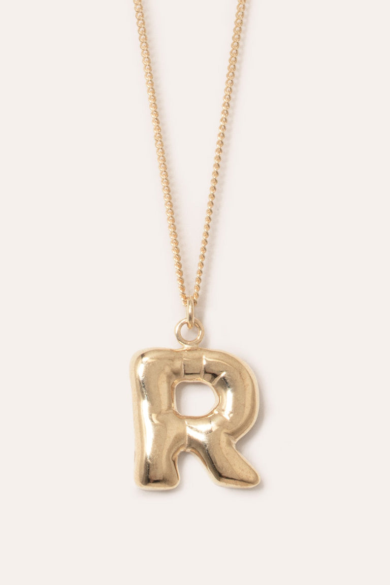 Classicworks™ R - Gold Vermeil Necklace