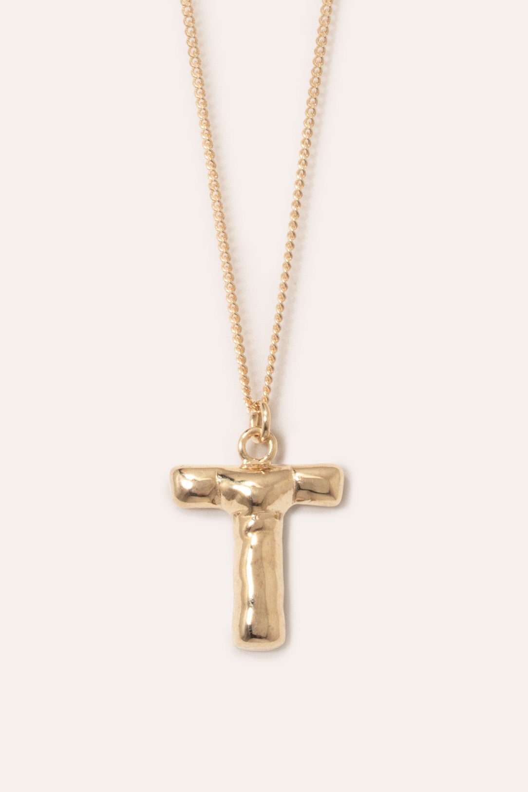 Initial Necklaces Alphabet Jewellery Letter T Necklace