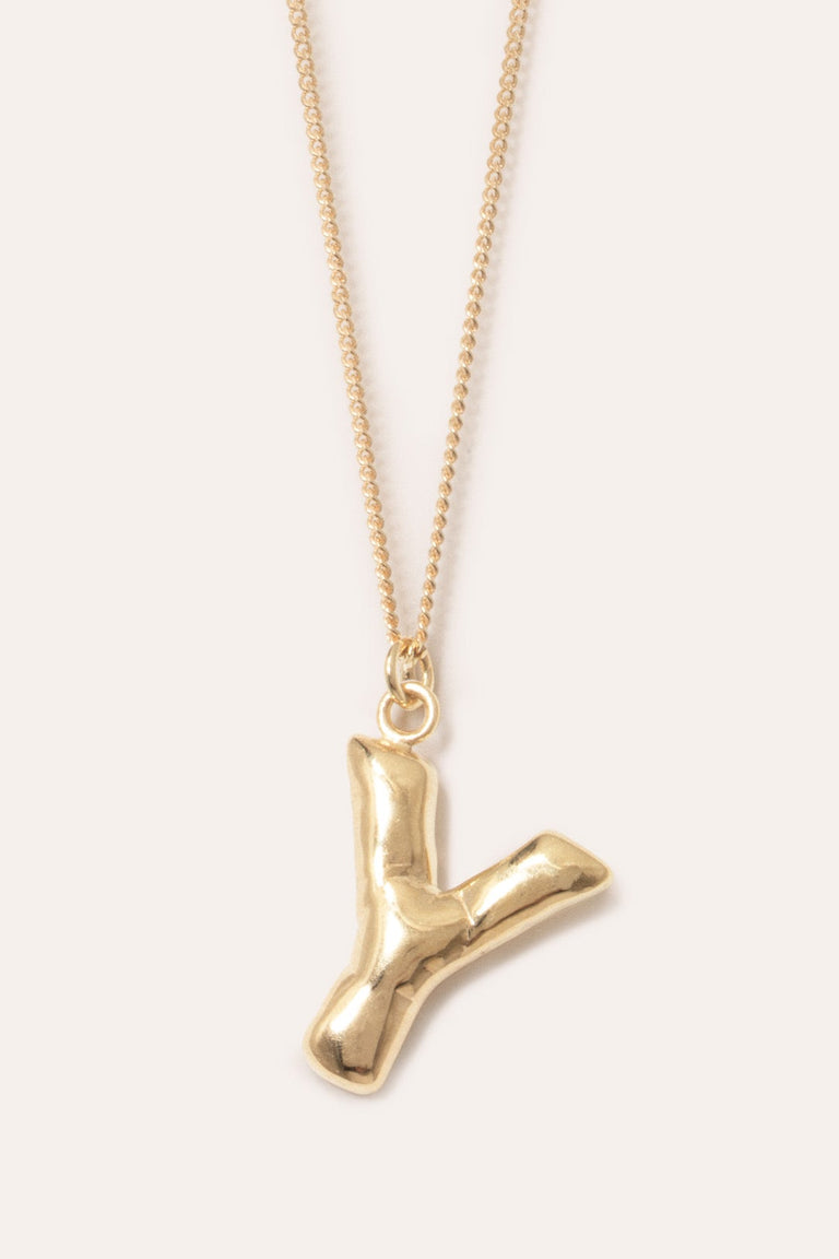 Classicworks™ Y - Gold Vermeil Necklace