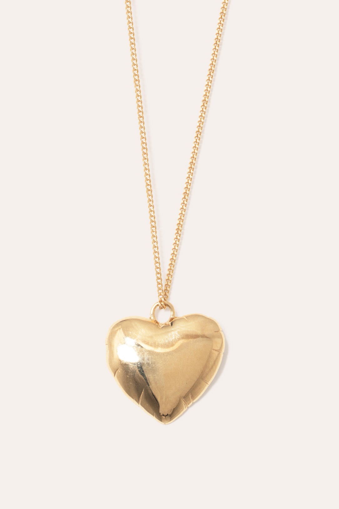 Gold Toned Heart Of Love Necklace – www.pipabella.com