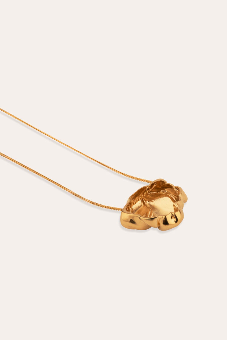 Knotted - Gold Plated Pendant