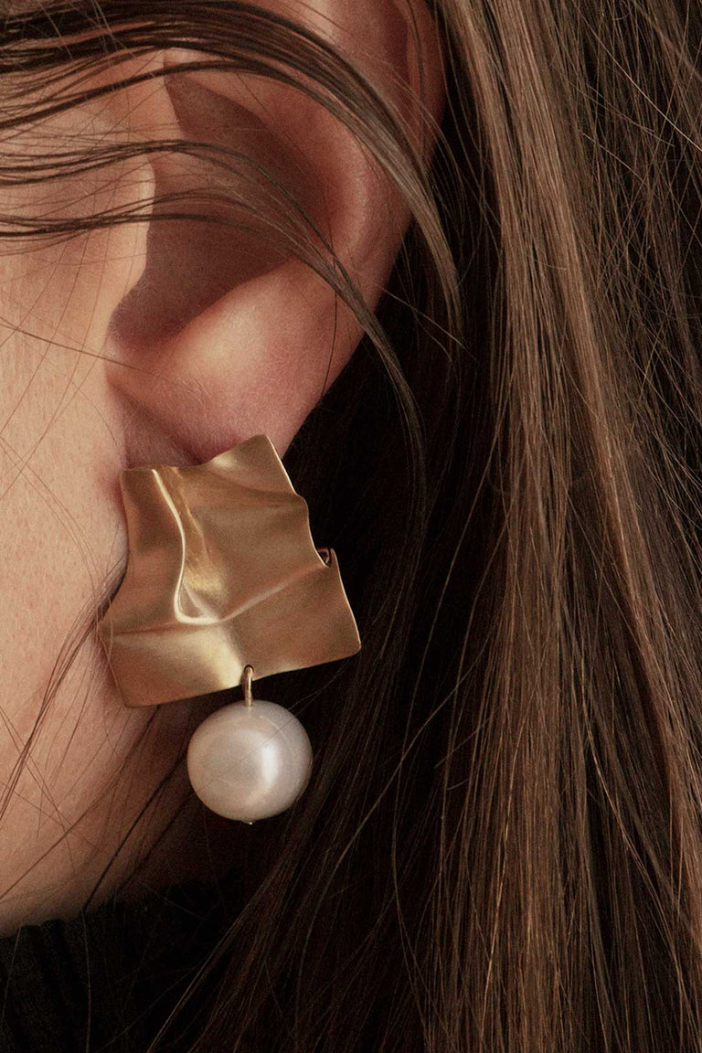 Cohesion - Boucles d'oreilles en vermeil