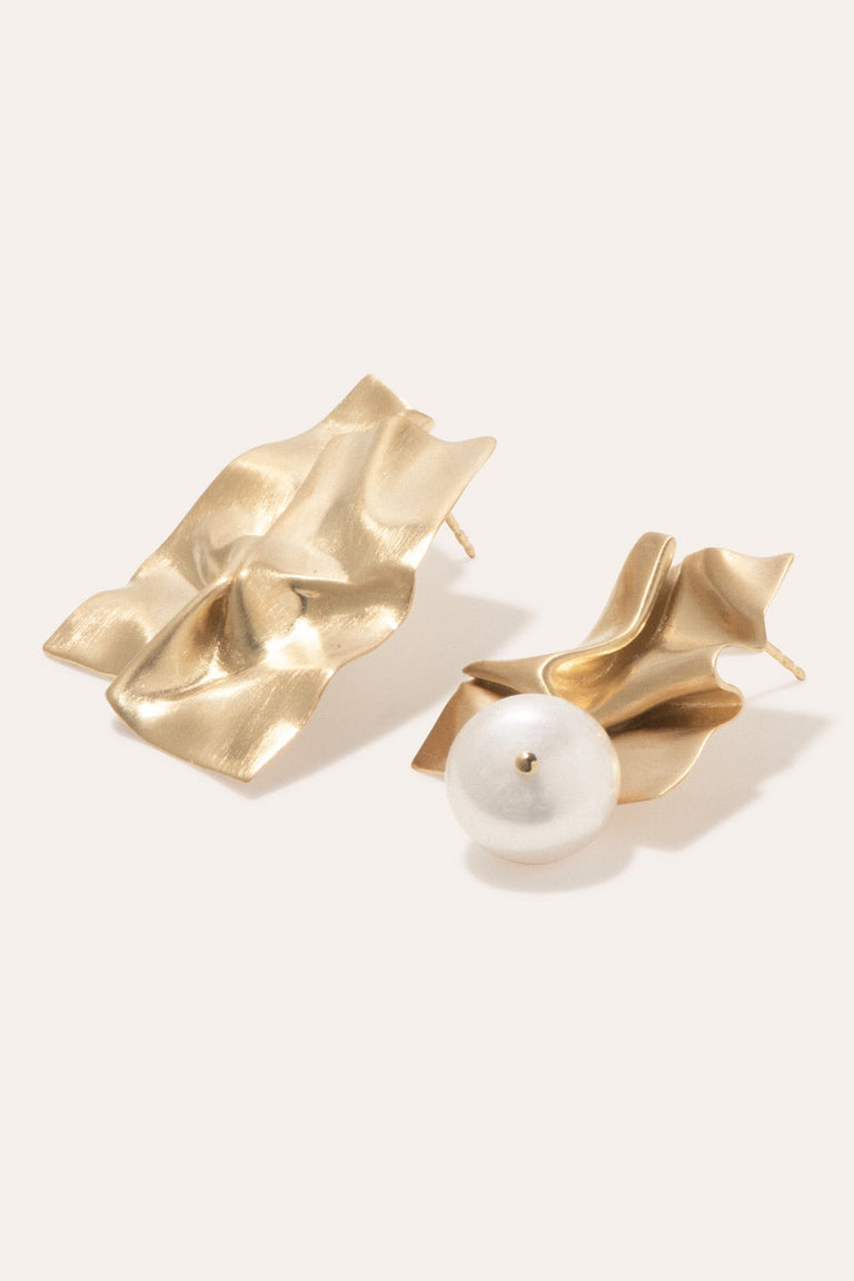 Cohesion - Boucles d'oreilles en vermeil