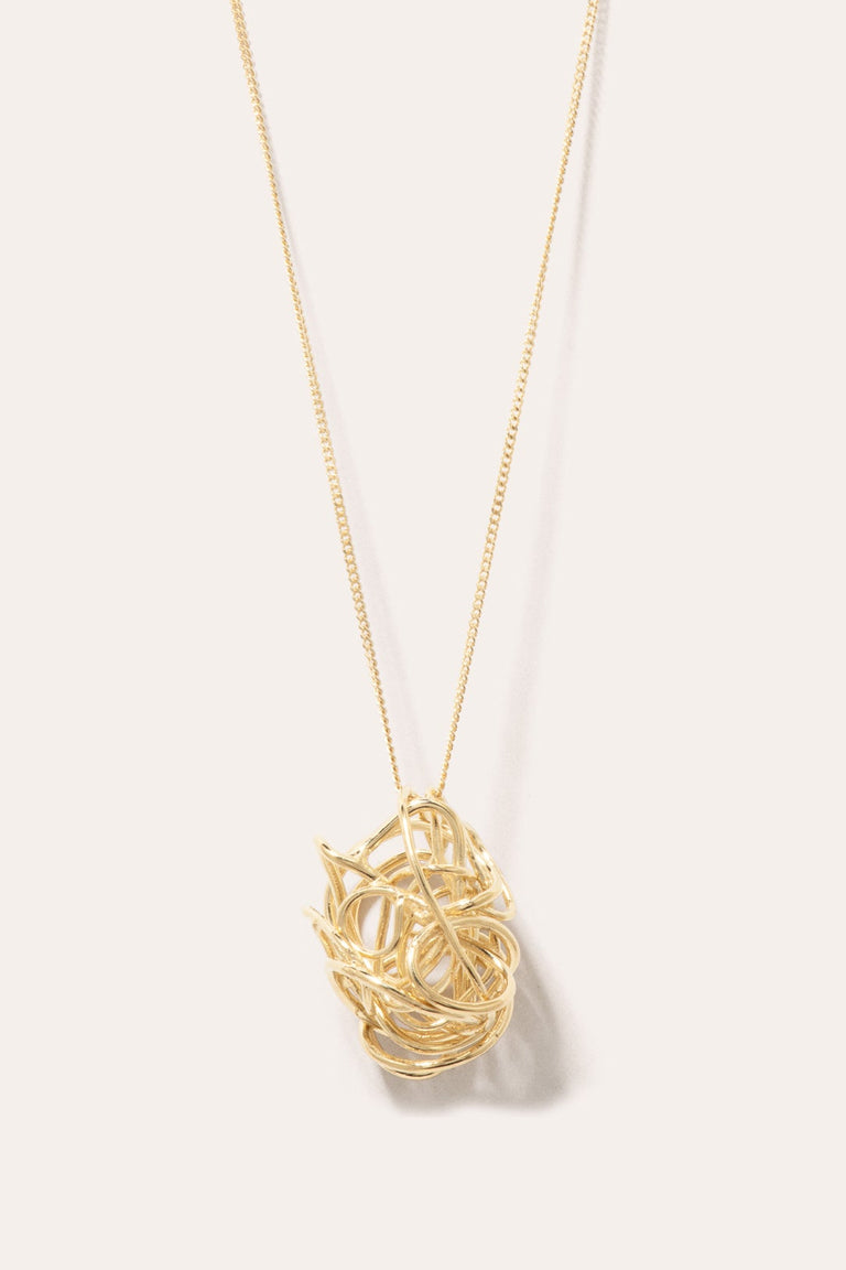What is it We Are Waiting For? - Gold Vermeil Pendant
