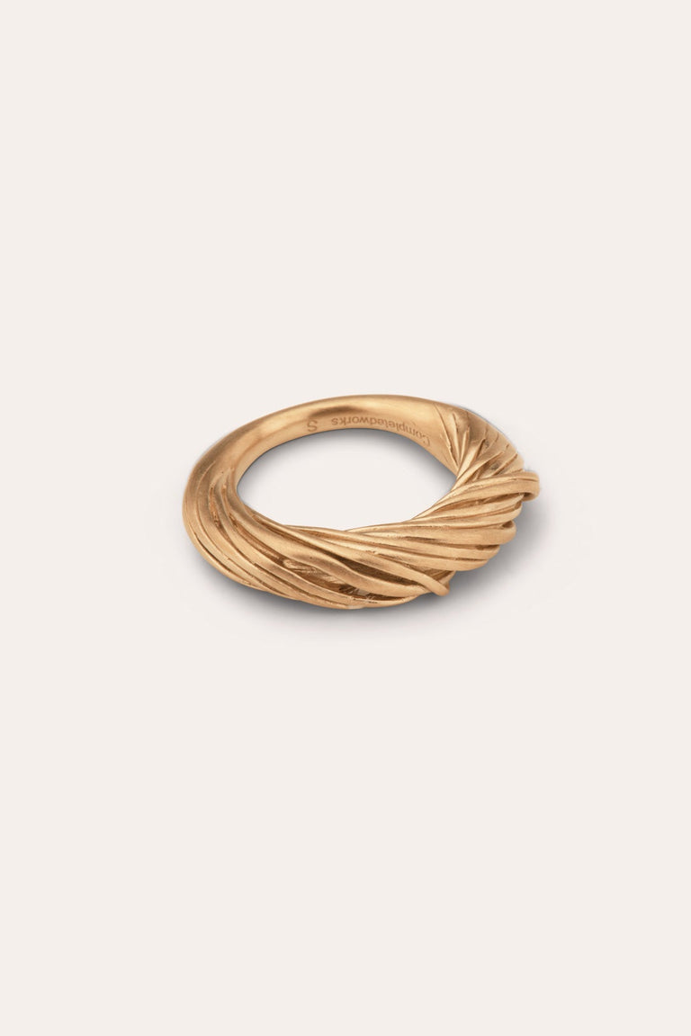 Woven - Gold Vermeil Ring