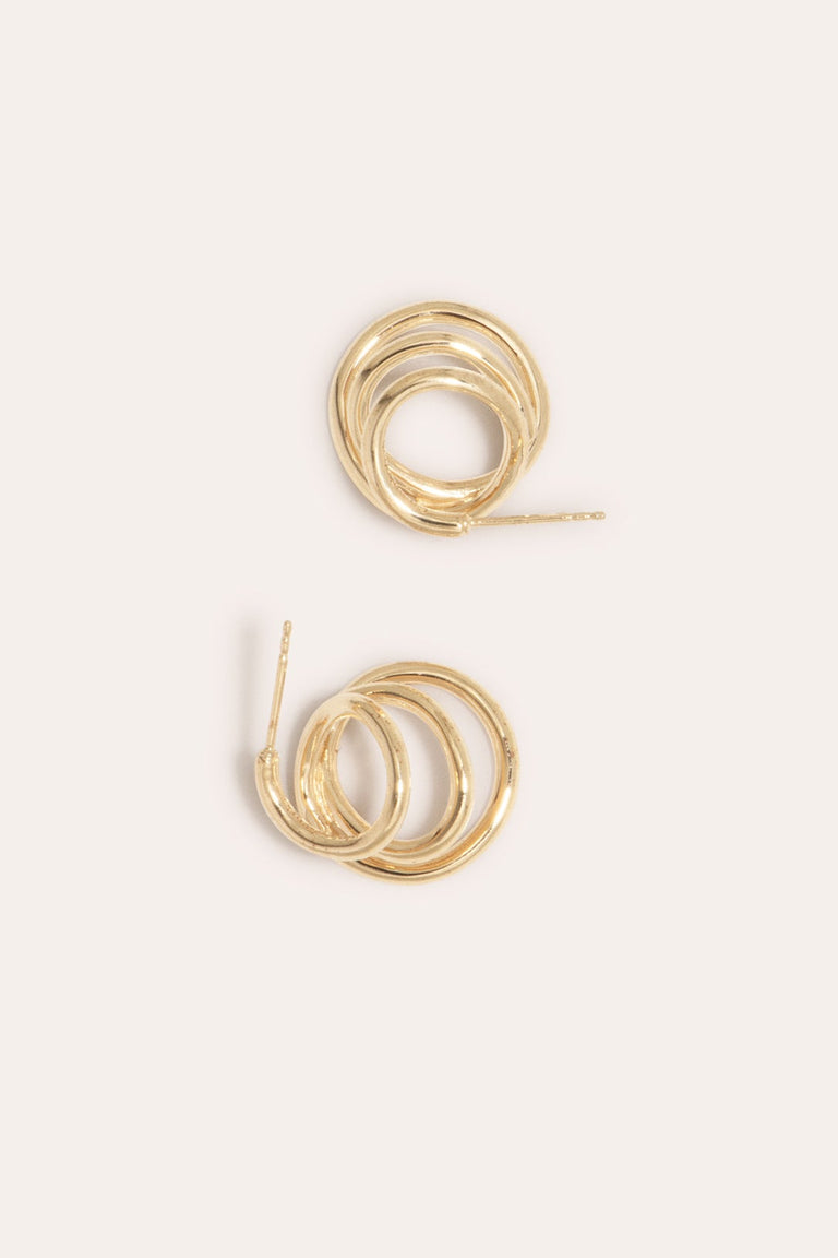 Flow - Recycled Gold Vermeil Earrings
