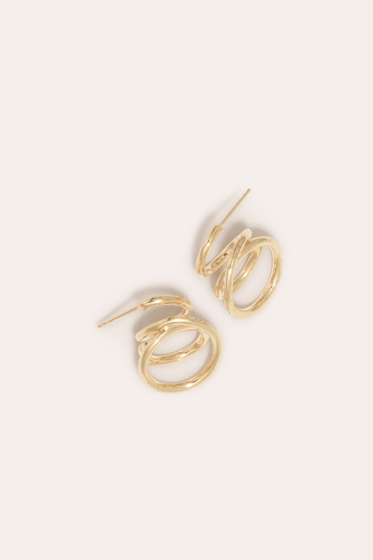 Flow - Recycled Gold Vermeil Earrings