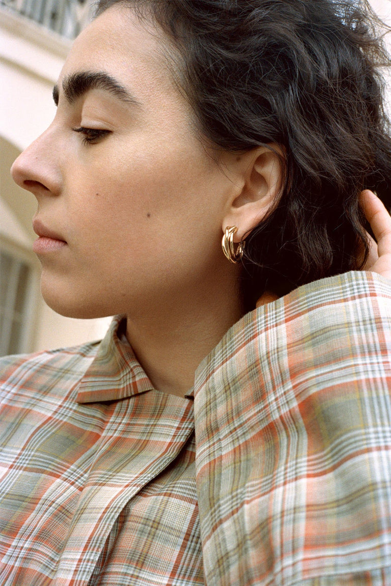 Rencontre - Boucles d'oreilles en Vermeil