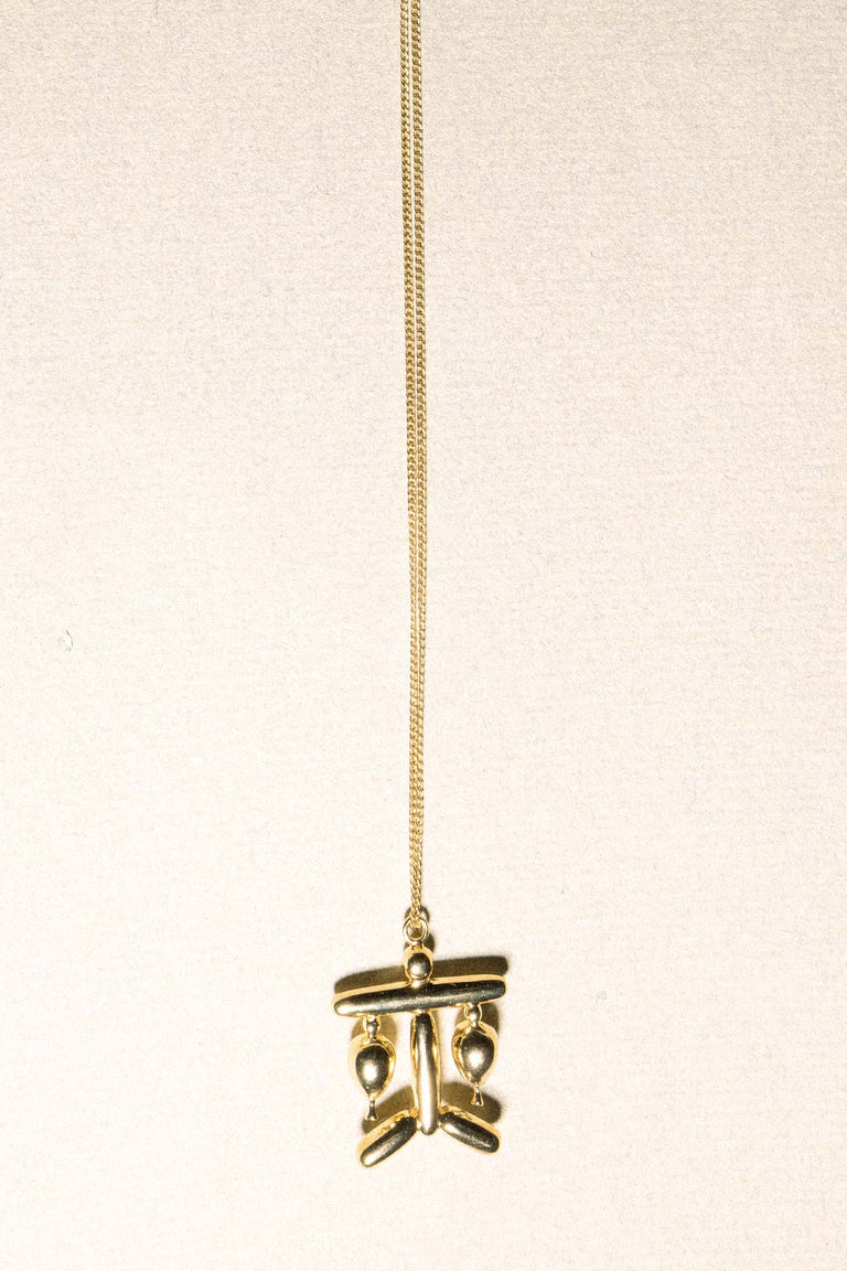 Pendentif Signe Zodiaque Balance Classicworks™ - Plaqué Or