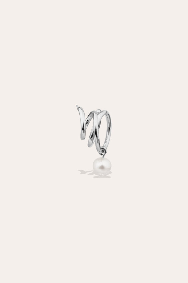 Fluide - Perle et Boucle d'oreille unique