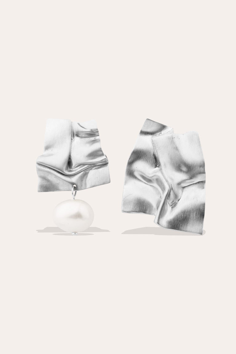 Cohesion - Recycled Silver Earrings