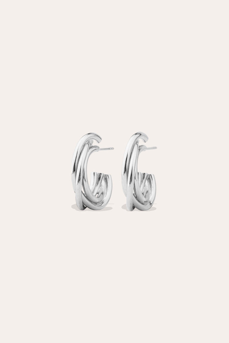 Encounter - Platinum Plated Earrings