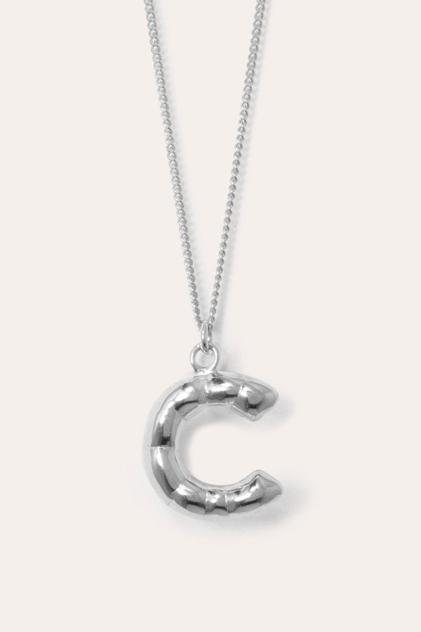 Classicworks™ C - Collier en argent sterling recyclé