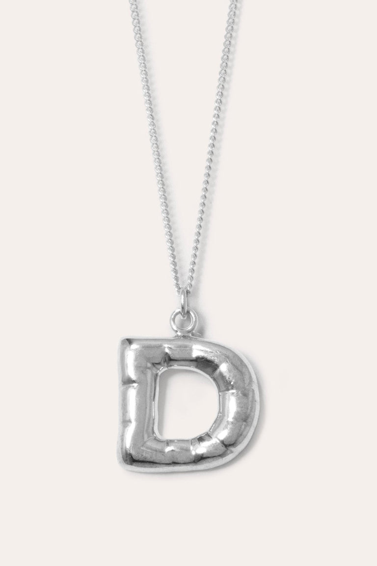 Classicworks™ D - Recycled Sterling Silver Necklace