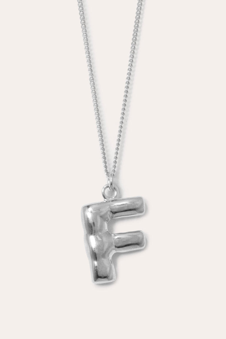 Classicworks™ F - Recycled Sterling Silver Necklace