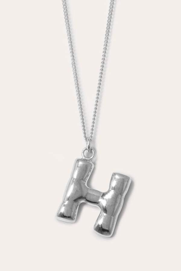 Classicworks™ H - Collier en argent sterling recyclé