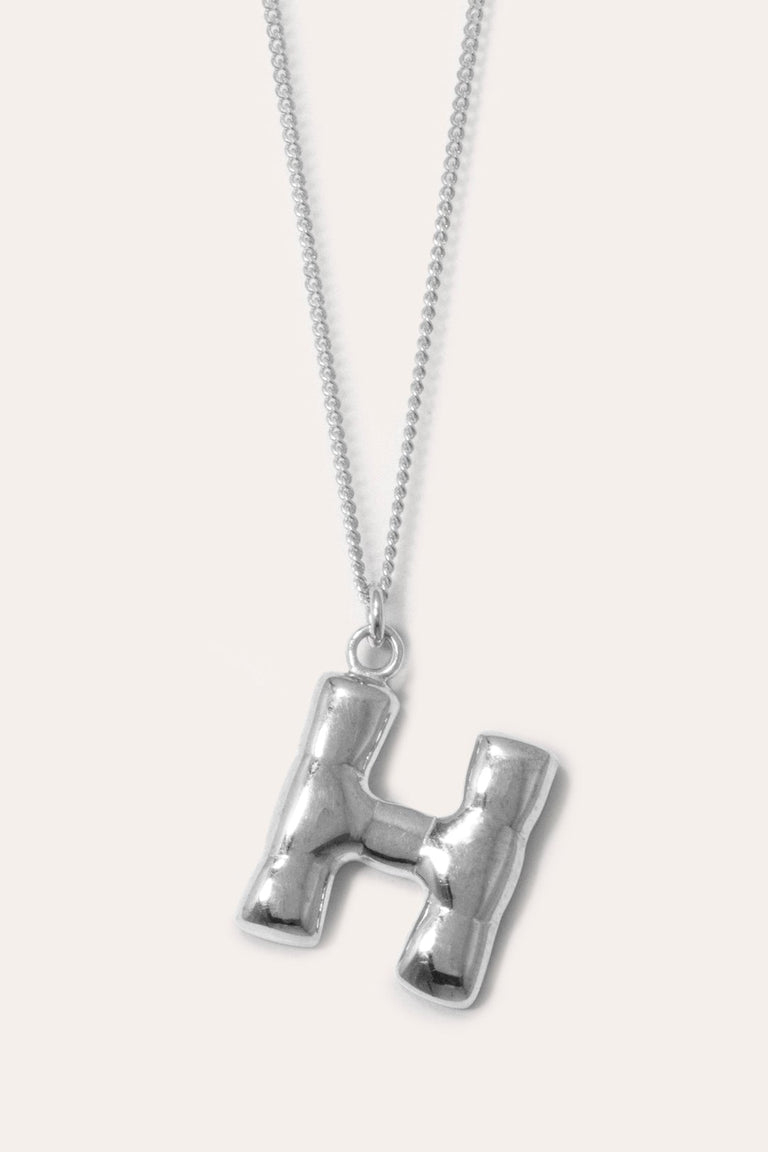 Classicworks™ H - Recycled Sterling Silver Necklace