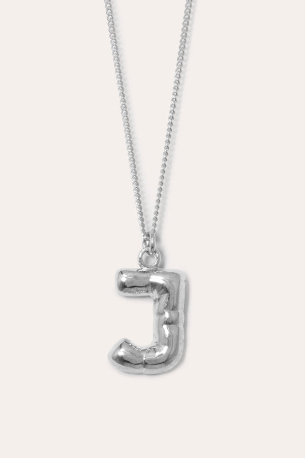 Classicworks™ J - Collier en argent sterling recyclé