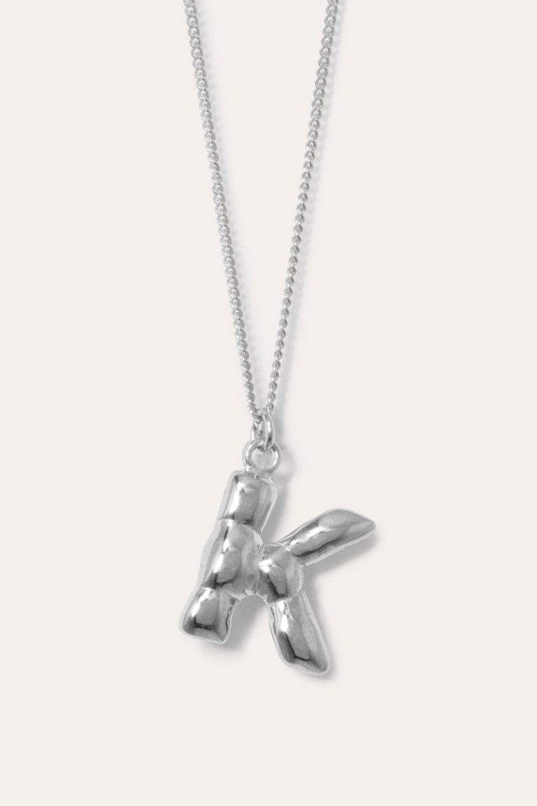 Classicworks™ K - Recycled Sterling Silver Necklace
