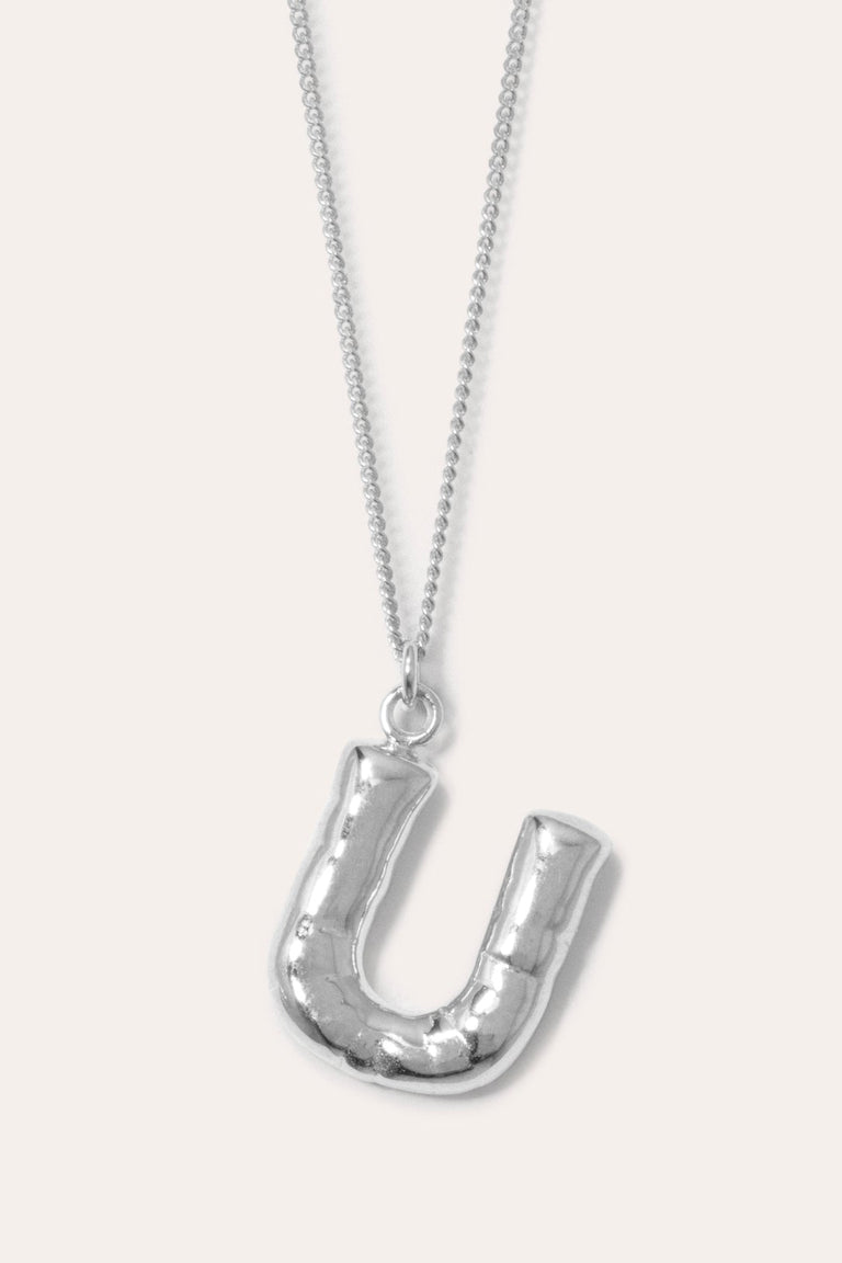 Classicworks™ U - Recycled Sterling Silver Necklace