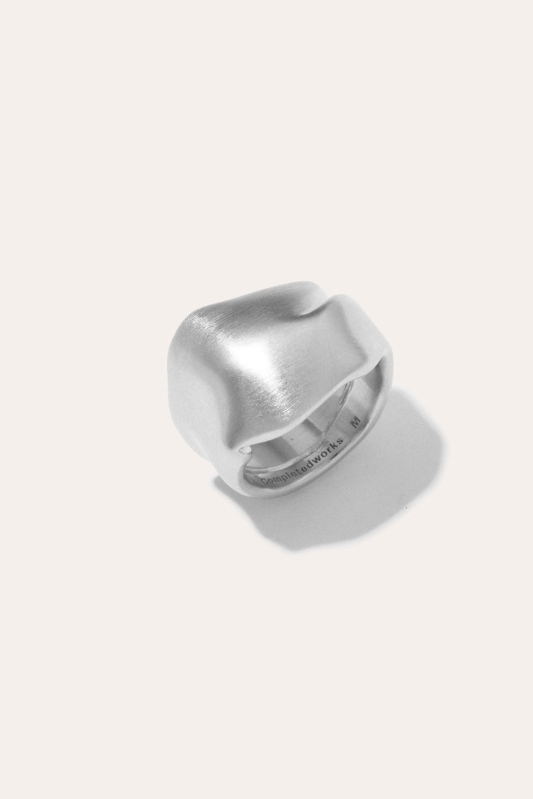 3Diamonds Clove Ring 488 Fashion Rings Platinum Plated 19 Mm - Silver