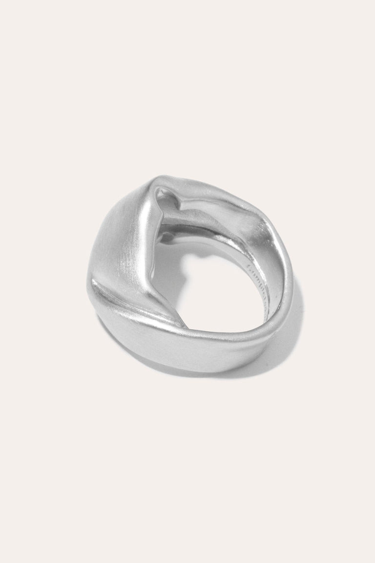 The Best Place to be a Puffin - Platinum Plated Ring