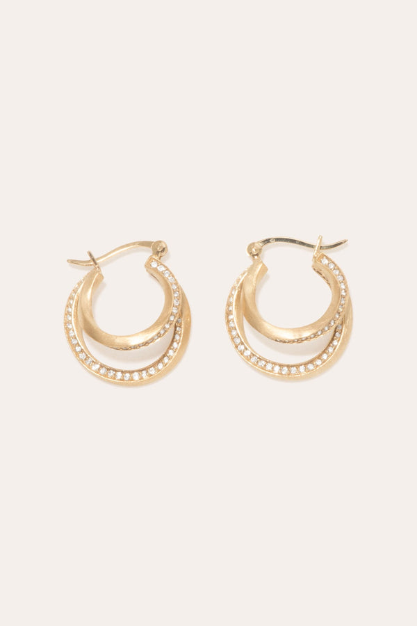 Banlieues – Boucles d'oreilles en vermeil