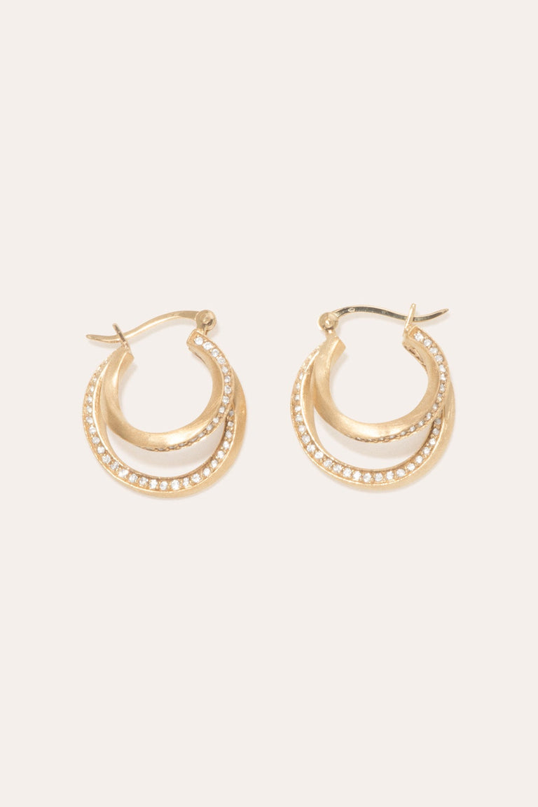 Suburbs - Recycled Gold Vermeil Earrings