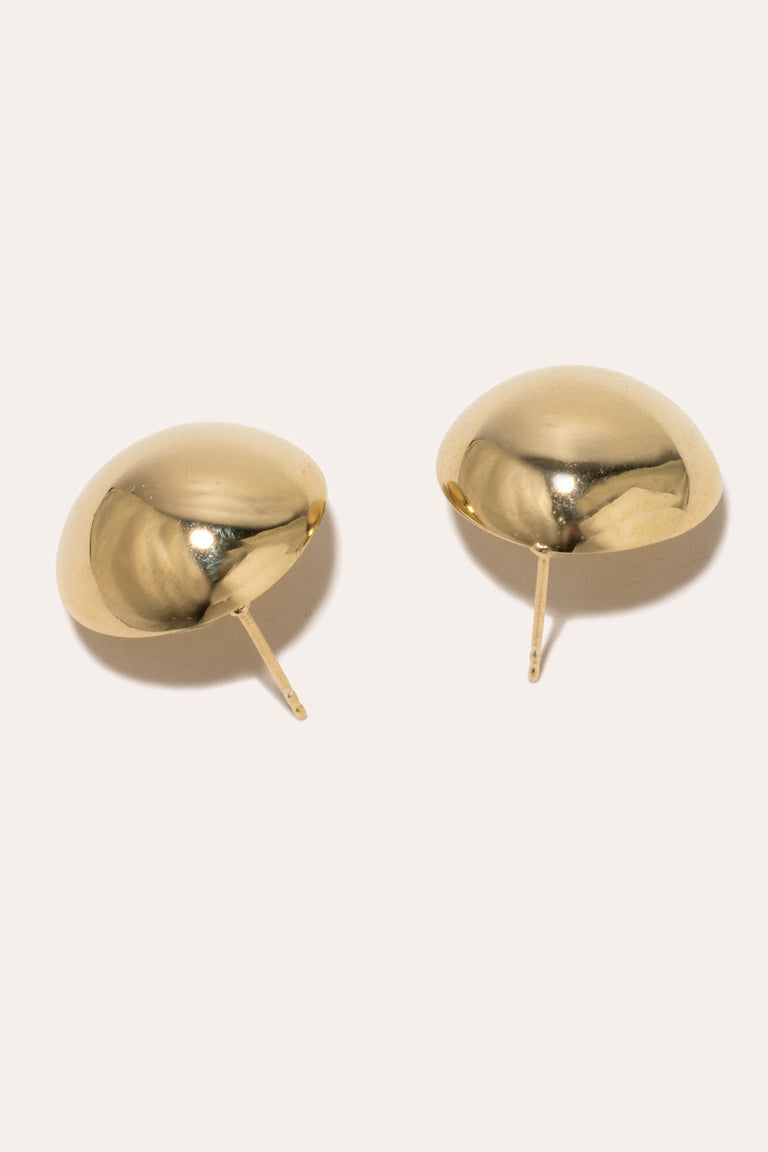 Critical Citizens - Gold Vermeil Earrings