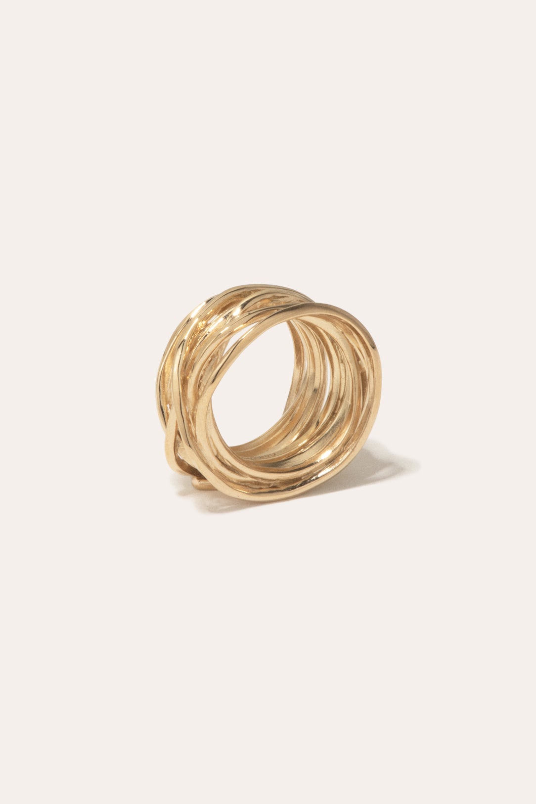 Why Am I Here And Not Somewhere Else - Gold Vermeil Ring