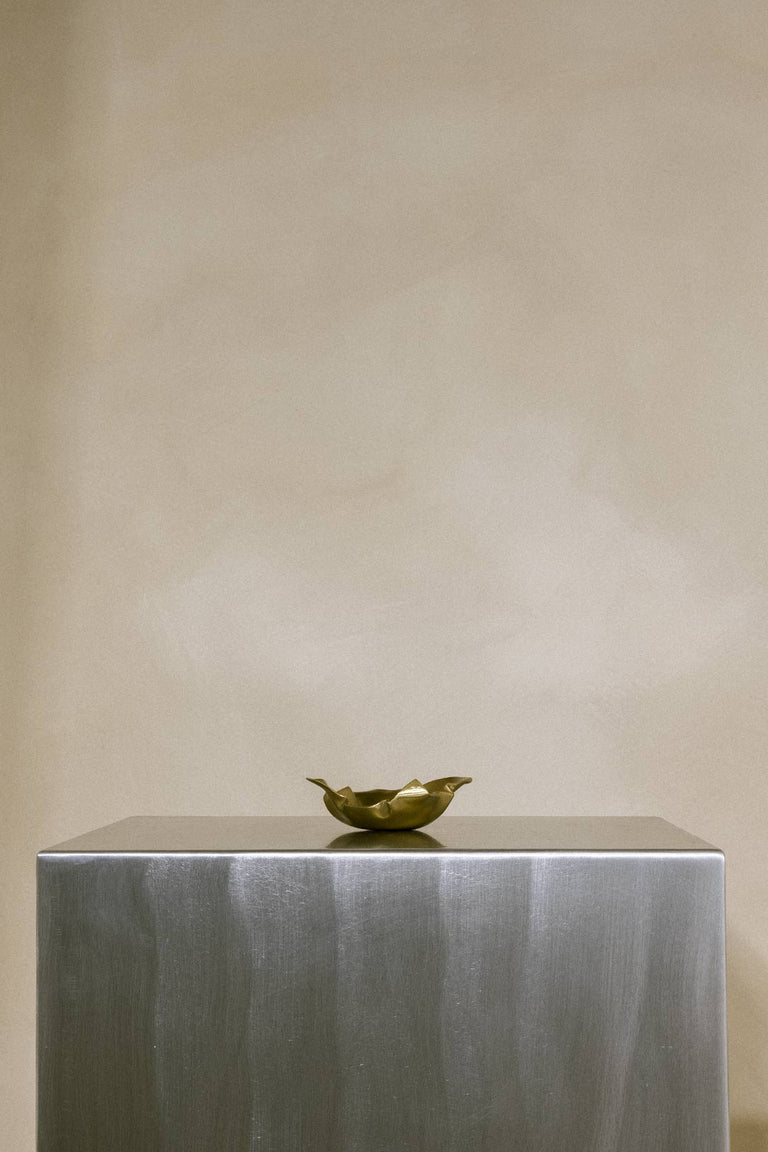 Crumpled - Dish in Brushed Brass